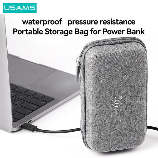 Portable Storage Bag for Power Bank Cases Charger Digital Cable Case Earphone Phone Holder for Travel Bag