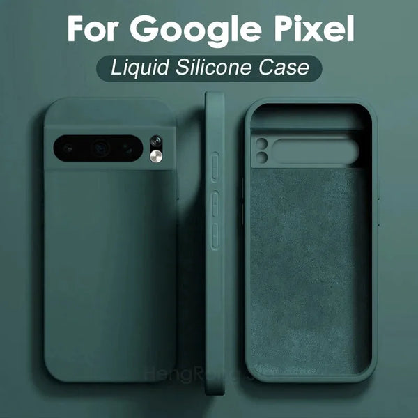 For Google Pixel 8 Pro Case For Google Pixel 8 Cover Shockproof Liquid Silicone Protection Pixel 7 For Google Pixel 8 Pro Fundas