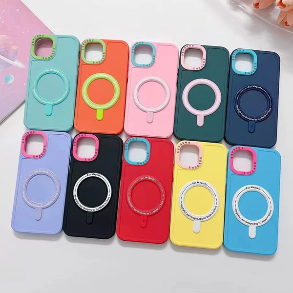 Magsafe Candy Liquid Silicone Soft Cases For iPhone XR XS X 7 8 Plus 6 Wireless Charging Cover