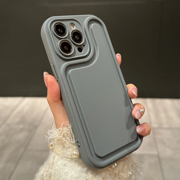 Luxury Camera Protection iPhone 15 Pro Max 14 13 12 Silicone Soft Case Air Cushion Shockproof Cover