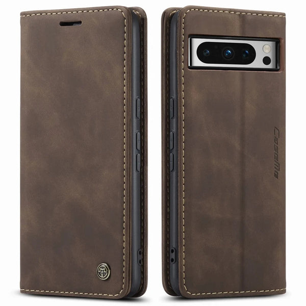 Luxury Leather Case For Google Pixel 8 Pro Cover Magnetic Flip Case For Pixel 7 6 Pro 8A 7A 6A Wallet Phone Bags Shell