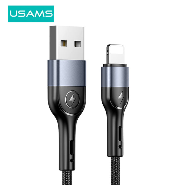 USAMS 2A USB Cable Type C Data Core Lightning Cable For iPhone 14 13 12 11 Plus Pro Max 8 7 6 plus 6s 5s ipad air mini Xiaomi Huawei Samsung