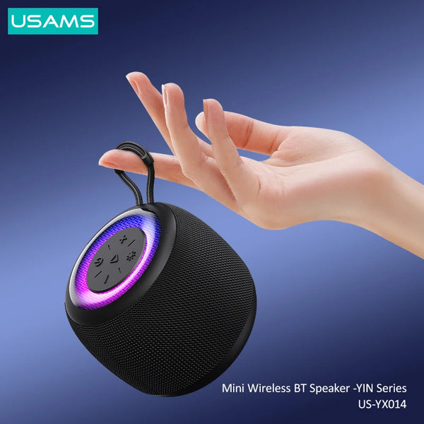 Mini Portable Bluetooth Speaker 5.3 TWS Dazzling Breathing Lighting LED Sound Box For Outdoor Sports Computer Pc Speakers