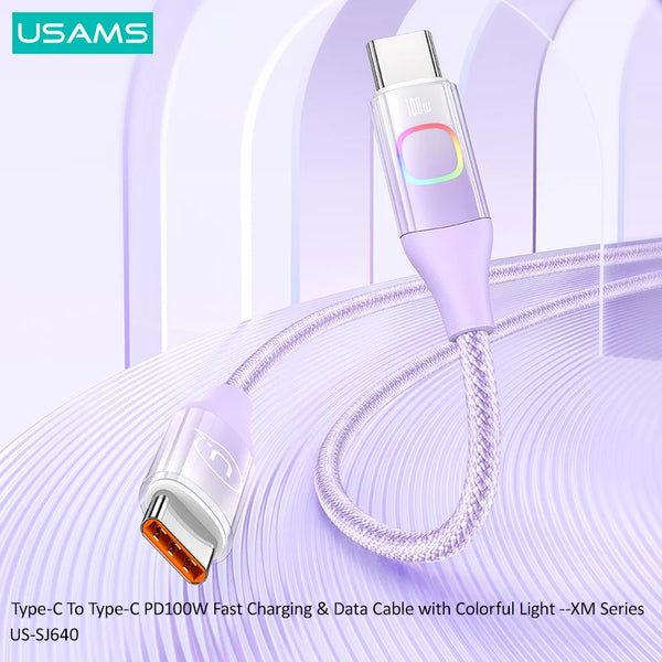 PD 100W USB Cable For iPhone 15 Pro Max USB C to Type C Fast Charger Cable For Huawei Xiaomi Samsung Macbook iPad Phone
