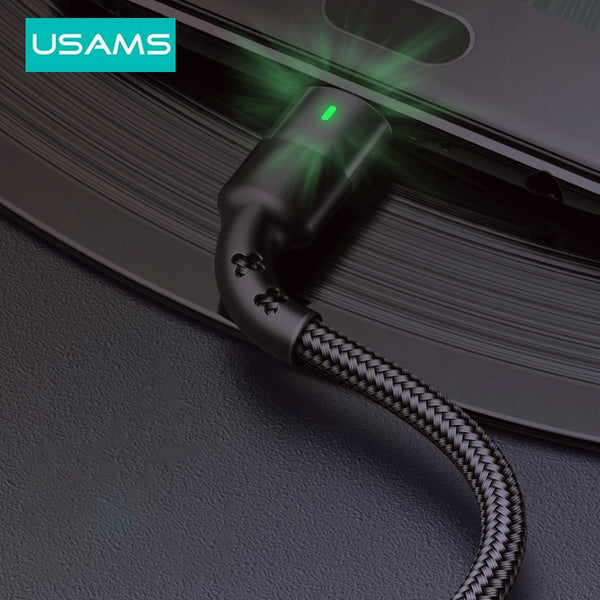 USAMS Type C Cable 2A Fast Charge USB C Cable for Samsung  Huawei Xiaomi LG Tablet Android Mobile Phone USB Type C Charging Data Cable