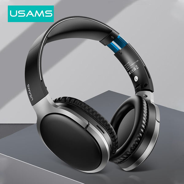 USAMS Wireless Bluetooth Headphone Foldable Wireless Bluetooth Headset Noise Canceling Headphones with Multiple Modes For Phone