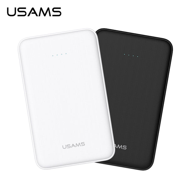 USAMS US-CD09 Pank 10000mah Power Bank Quick Charge External Battery 2nd Generation Supports 18W Fast Charging For Mobile Phones