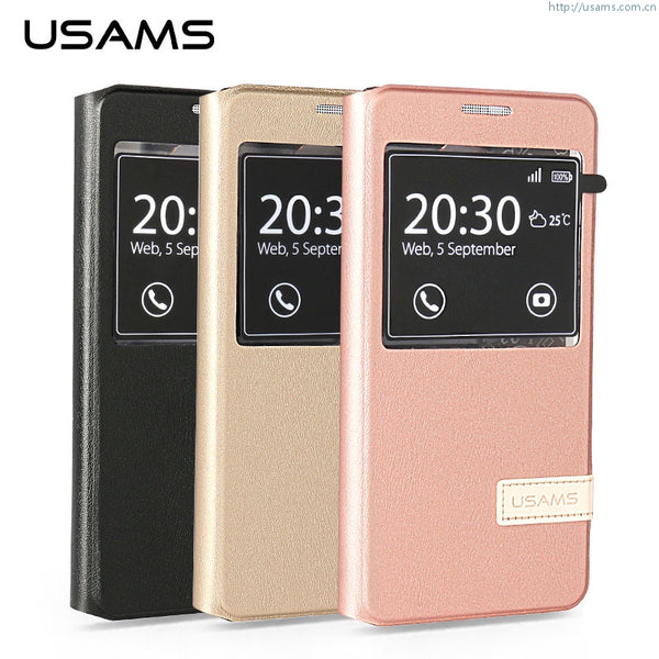 Samsung A310 Case Cover Muge Series Case Cover Flip Stand High Quality Top Leather PU Case With Window