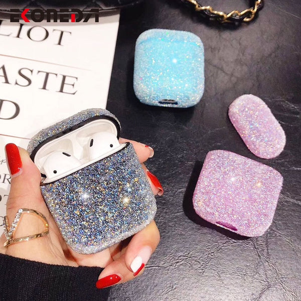 Bling Bling Luxury Diamonds Case For Airpods Case Candy Colors Girl Protective Cover For Airpods 2 Airpods pro earphone cases