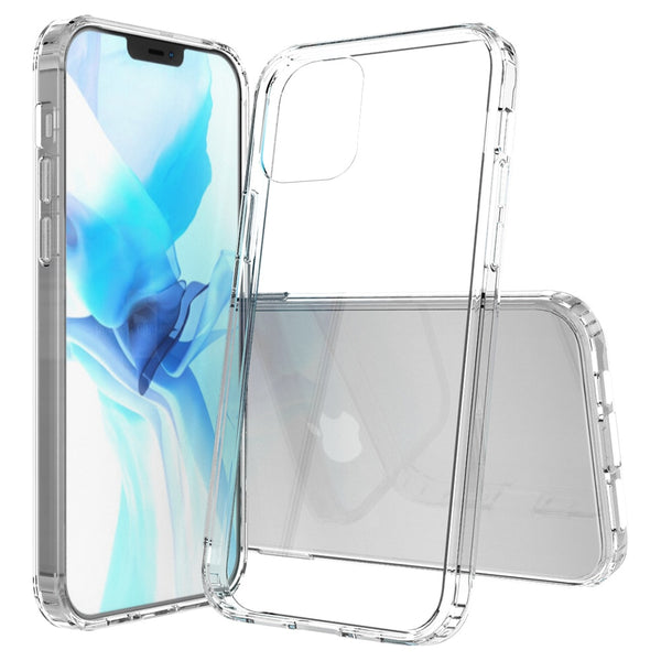 For iPhone 12 12Pro 12 Pro Max Case Hard PC Acrylic Clear Hybrid Crystal Phone Cover For iphone 12 Pro Max 12Pro Case 2020 Coque