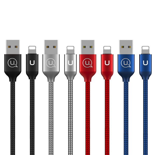 US-SJ181 Breathing Light Data & Charging Cable U-Shine Series Lightning Data Cable For Apple