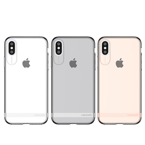 Cover For iPhoneX Back Case Primary Seires Luxury Case Transparent Cover Case