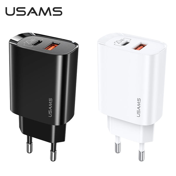 Mobile Phone Charger For iPhone 12 Pro Max iPad Samsung Xiaomi Huawei Quick Charge QC 3.0 20W PD 3.0 Fast Charging EU Plug Adapter Wall USB Charger