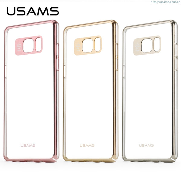 Electroplated PC Cover For Samsung Galaxy Note 7 Kingsir Series Soft Case Back Cover Ultra Thin Soft PC Leather Case