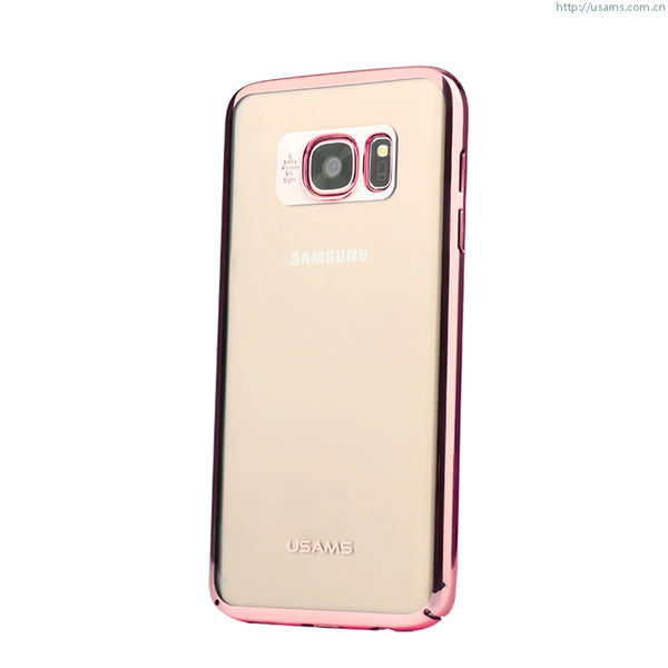 Electroplated Cover For Samsung Galaxy S7 Kingsir Series Soft Case Back Cover Ultra Thin Soft PC Leather Case
