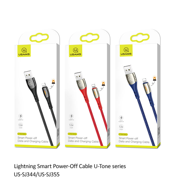 US-SJ344 Lightning Smart Power-off Cable U-Tone series 1.2M