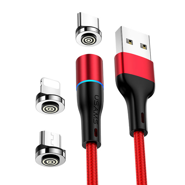 US-SJ353 U32 Aluminum Alloy Magnetic Charging and Data Cable Type-C 1M