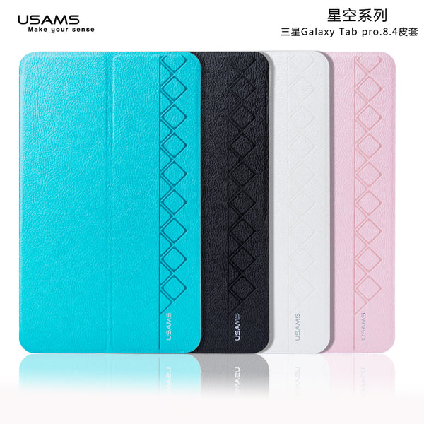 USAMS Samsung Galaxy Tab Pro 8.4 Flip Stand Case Cover Starry sky Series